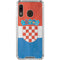 Croatia Flag Distressed Galaxy A30 Clear Case
